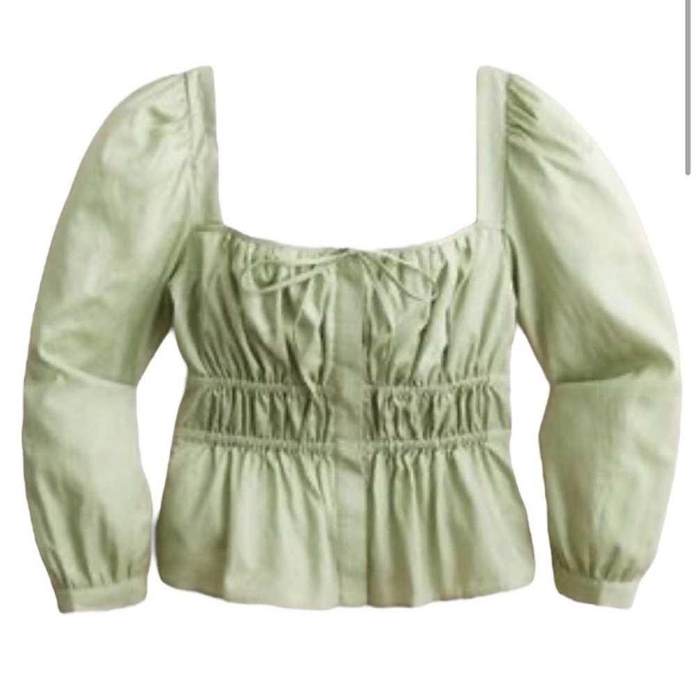 NWT J. Crew Cinched Waist Top